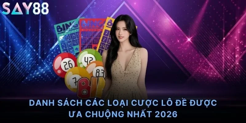 Danh sách các loại cược lô đề được ưa chuộng nhất 2026