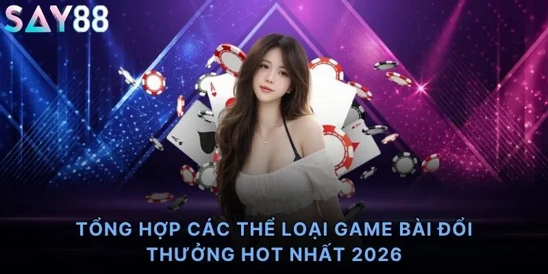 Tổng hợp các thể loại game bài đổi thưởng HOT nhất 2026