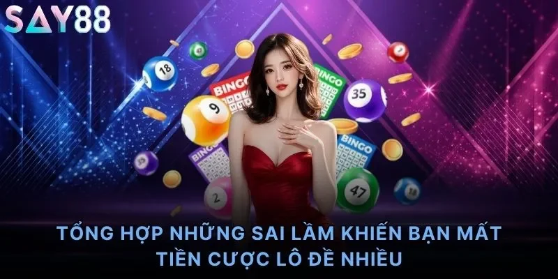 Tổng hợp những sai lầm khiến bạn mất tiền cược lô đề nhiều