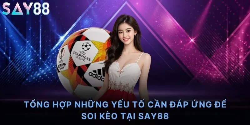 Tổng hợp những yếu tố cần đáp ứng để soi kèo tại Say88
